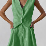 Paros Cover Up Two Piece Shorts Set