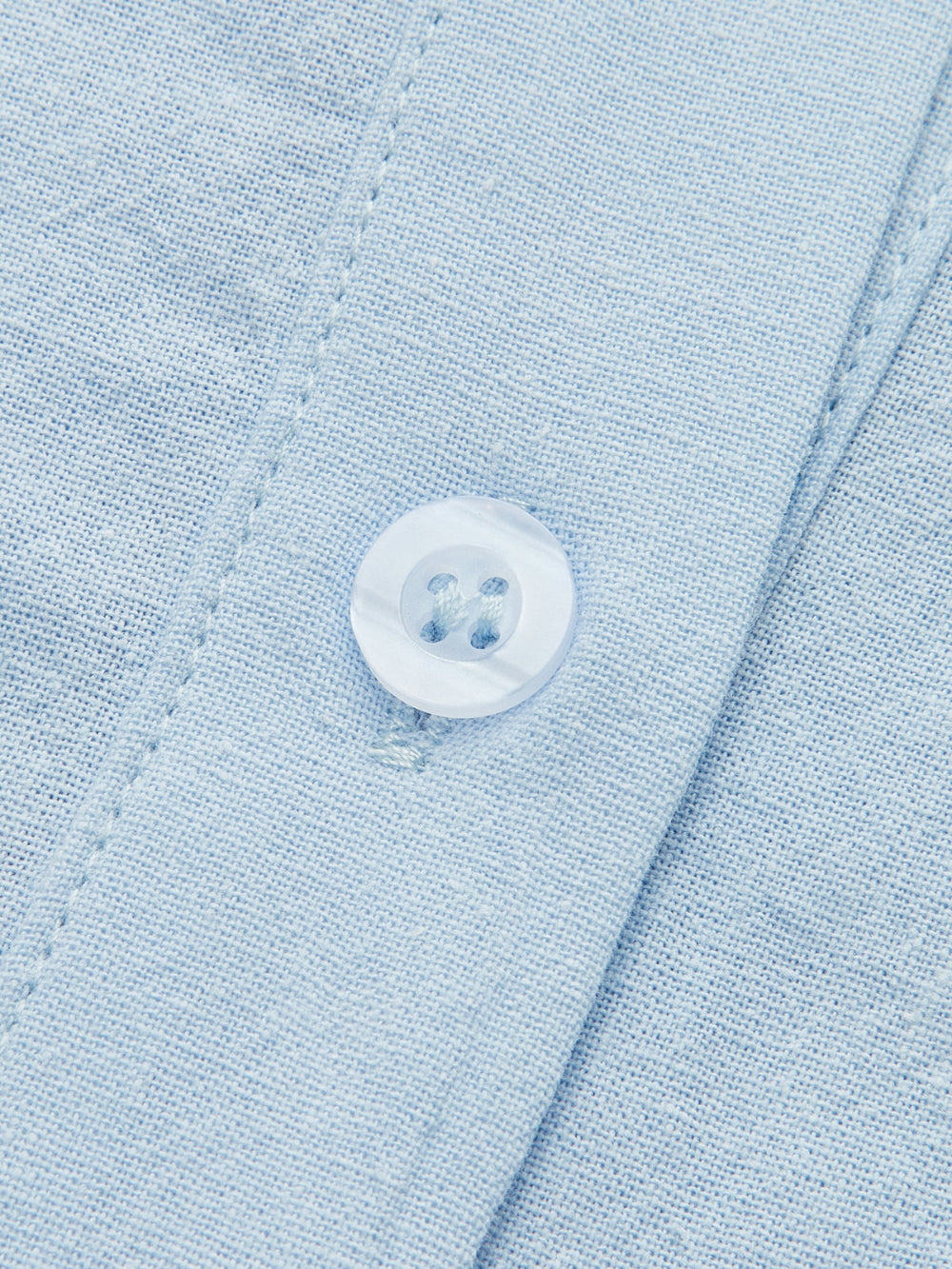 Conjunto de shorts folgados de manga comprida em algodão e linho