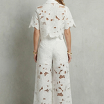 Bellarisse – Embroidered lace elegance – Top and skirt set