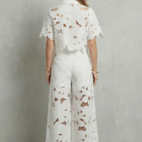 Bellarisse – Embroidered lace elegance – Top and skirt set