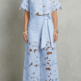 Bellarisse – Embroidered lace elegance – Top and skirt set