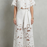 Bellarisse – Embroidered lace elegance – Top and skirt set