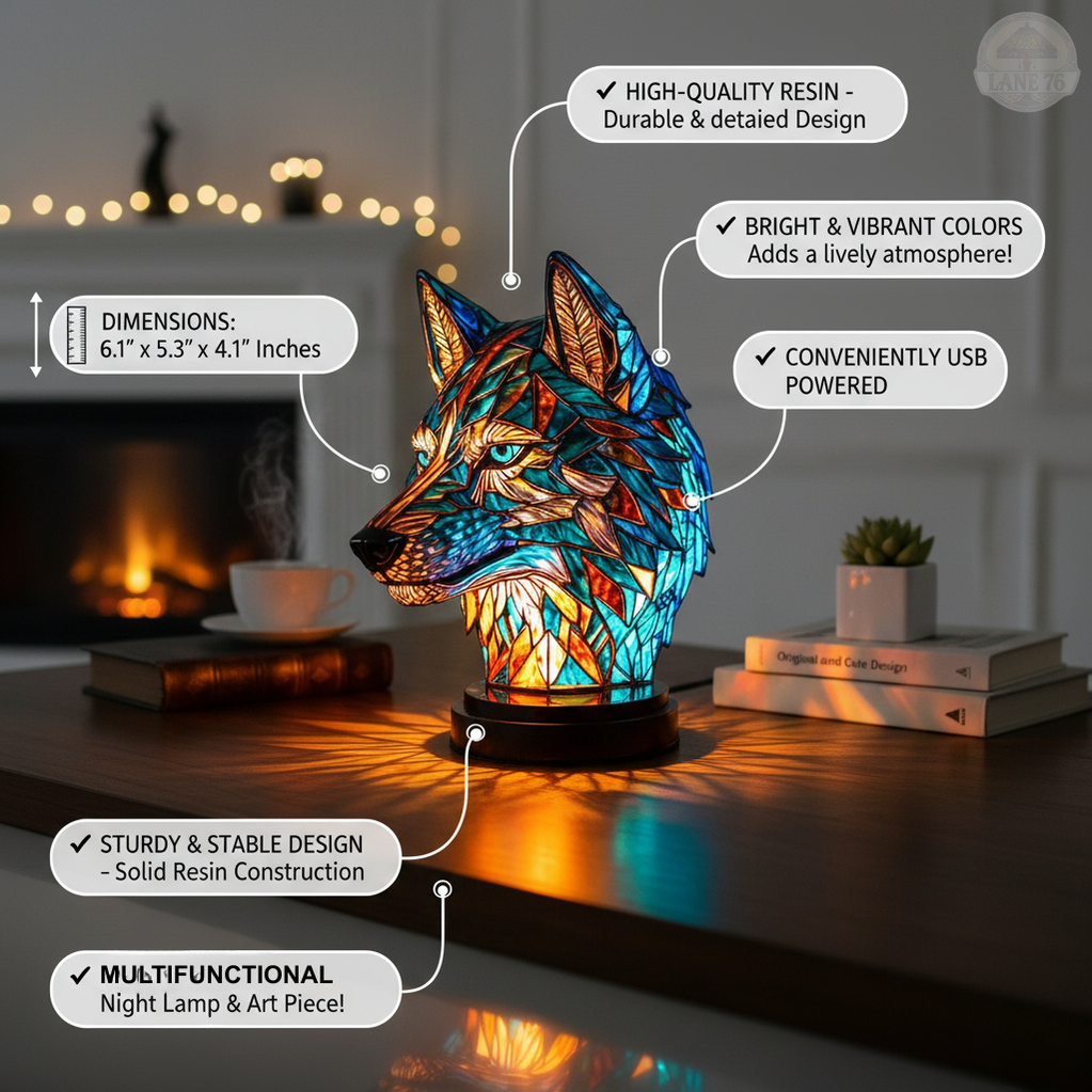 Bo Enchanting Wolf-Shaped