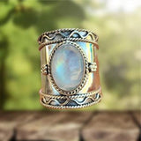 ANILLO BOHEMIO PIERRE DE LUNA LARGE SORTIJA