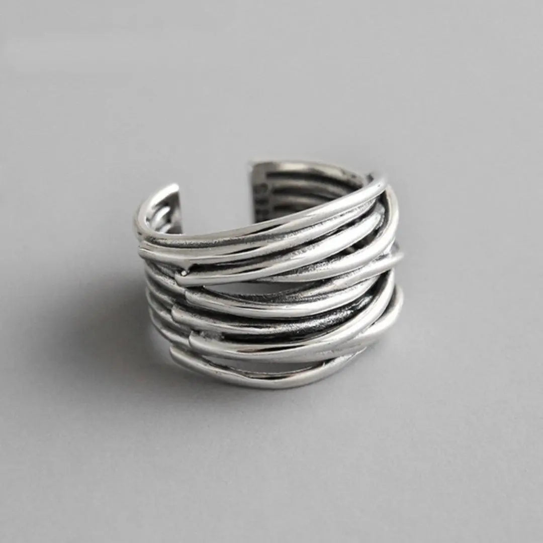 ANILLO RÉGLABLE PLATA RANG