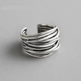 ANILLO RÉGLABLE PLATA RANG