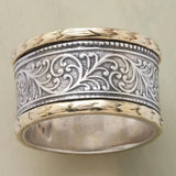 ANILLO VINTAGE DORADO & PLATA