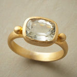 ANILLO VINTAGE BLANCO VERRE ORO