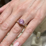 ANILLO ROSETA | ORO BLANCO