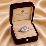 ANILLO ROSA EMPOLVADA IMPÉRATRICE HALO