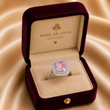 ANILLO COJÍN ROSA ZAFIRO