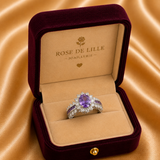 ANILLO AMETHYNE CRÉPUSCULE CORONA | ORO BLANCO