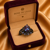 ANILLO AMATISTA RANGS | ORO BLANCO