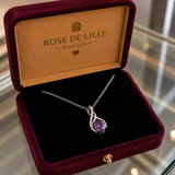 COLLAR AMATISTA INFINITO PAVÉ | ORO BLANCO