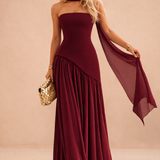 VESTIDO MAXI MALIYAH EN ROJO LACADO