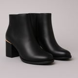 BOTINES DE ANTE FANGO CON TACÓN CÓMODO Y DISEÑO ELEGANTE