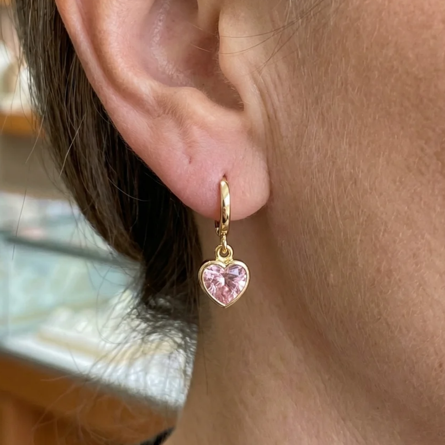 PENDIENTES DIJE GOTA | ORO