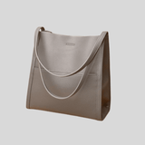 BOLSO DE HOMBRO SENCILLO DE CUERO AUTÉNTICO EN COLOR LISO - VALERINA MARBELLA