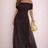 VESTIDO MAXI DE UN HOMBRO