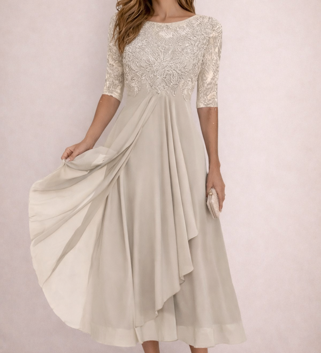 VESTIDO DE ENCAJE ELEGANTE PARA MUJER