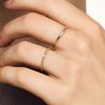 ANILLO FINO BOMBÉ | ORO