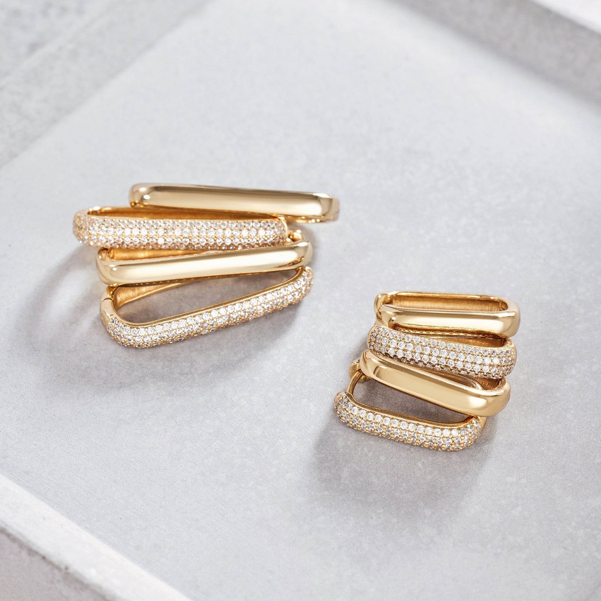 CRÉOLES ICÔNE PAVÉ | ORO