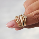 ANILLO FINO BOMBÉ | ORO