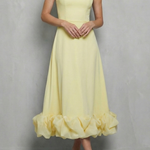 Elowenne – Romantic ruffle hem – Sleeveless midi dress