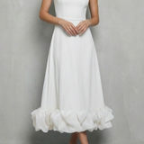 Elowenne – Romantic ruffle hem – Sleeveless midi dress