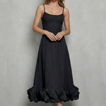 Elowenne – Romantic ruffle hem – Sleeveless midi dress
