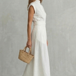 Elvarenne – Refined waist detail – Maxi dress