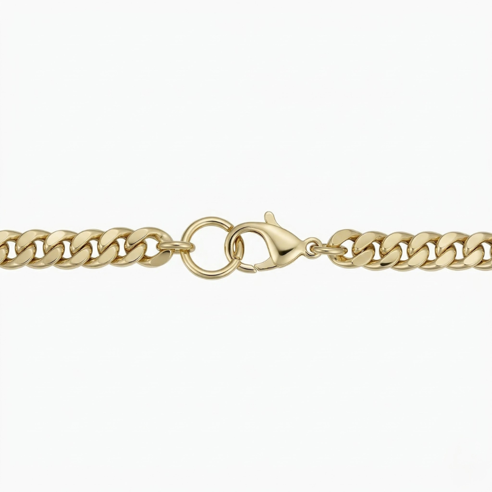 PULSERA ESTATE MALLA CUBANA | ORO