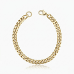 PULSERA ESTATE MALLA CUBANA | ORO