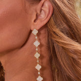 PENDIENTES COLGANTES ADORNADOS SILVIA