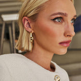 AROS ENDLESS LOVE CON CRISTALES BRILLANTES