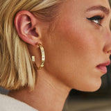 AROS ENDLESS LOVE CON CRISTALES BRILLANTES