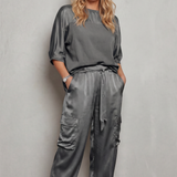 Finley – Silky Cargo - Lounge Set