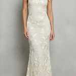 Fiona – Radiant bloom – Women’s Floral Bodycon Maxi Dress