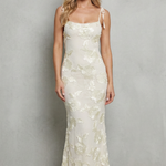 Fiona – Radiant bloom – Women’s Floral Bodycon Maxi Dress