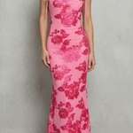 Fiona – Radiant bloom – Women’s Floral Bodycon Maxi Dress