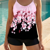 Floral flowy cami – Tankini set