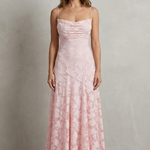 Florielle – Romantic floral silhouette – Sleeveless maxi dress