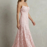 Florielle – Romantic floral silhouette – Sleeveless maxi dress