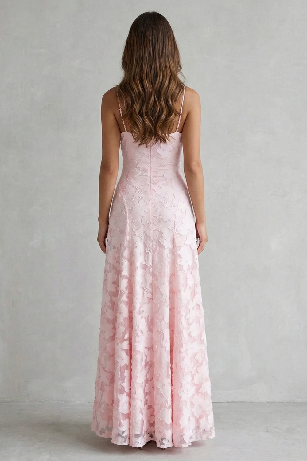 Florielle – Romantic floral silhouette – Sleeveless maxi dress