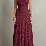 Florielle – Romantic floral silhouette – Sleeveless maxi dress