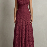 Florielle – Romantic floral silhouette – Sleeveless maxi dress
