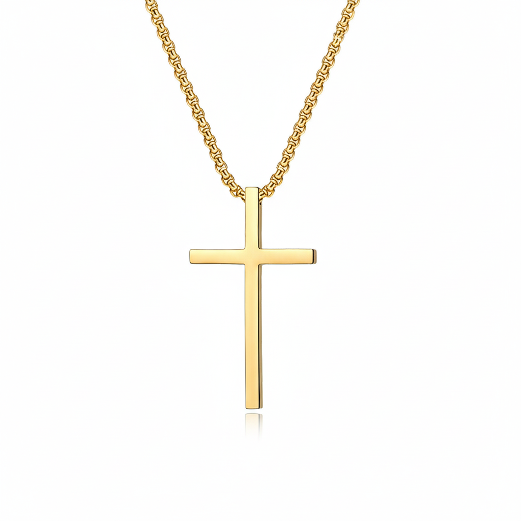 COLLAR SERTI CLOS CRUZ | ORO