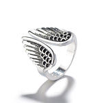 ANILLO RÉGLABLE ÁNGEL EN 925 STERLING PLATA