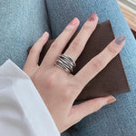 ANILLO RÉGLABLE PLATA RANG