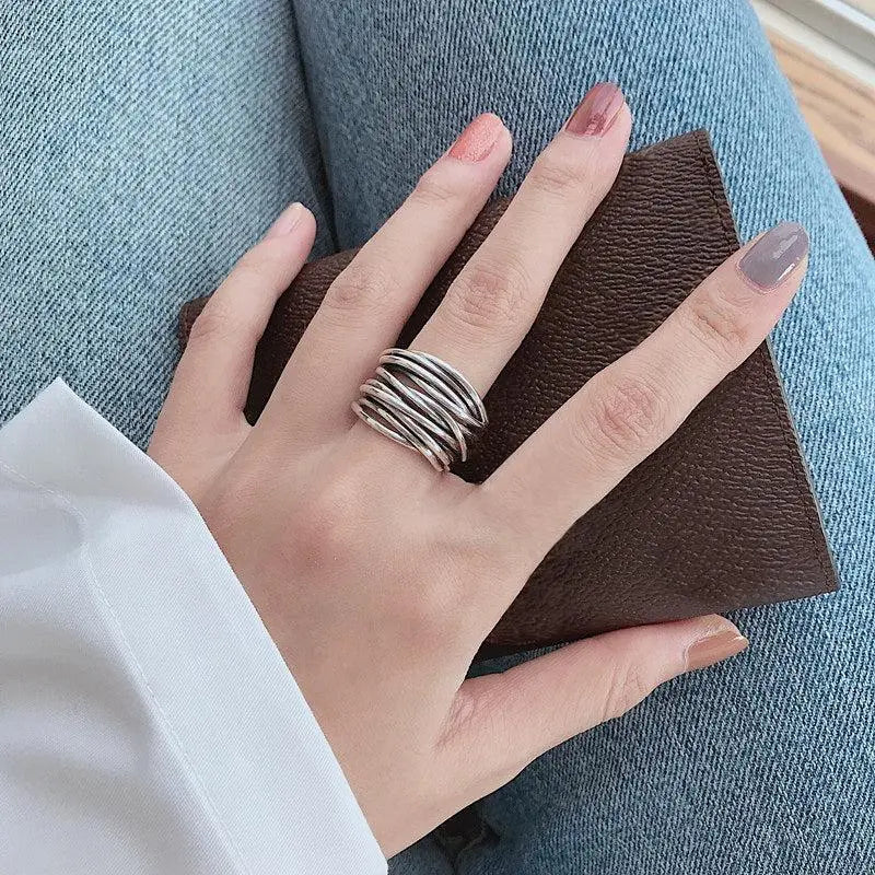 ANILLO RÉGLABLE PLATA RANG
